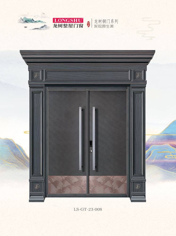 熊猫体育艺术铜门，熊猫体育整屋门窗，熊猫体育纯铜门