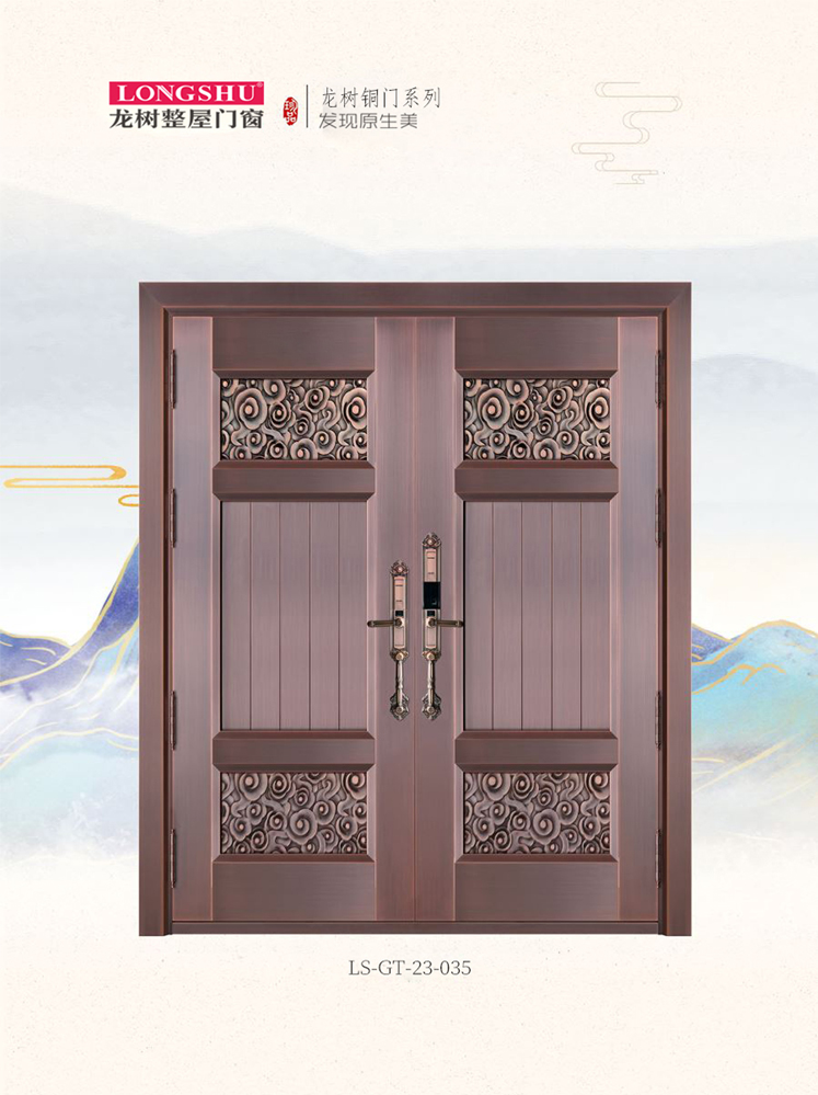 熊猫体育艺术铜门，熊猫体育整屋门窗，熊猫体育纯铜门